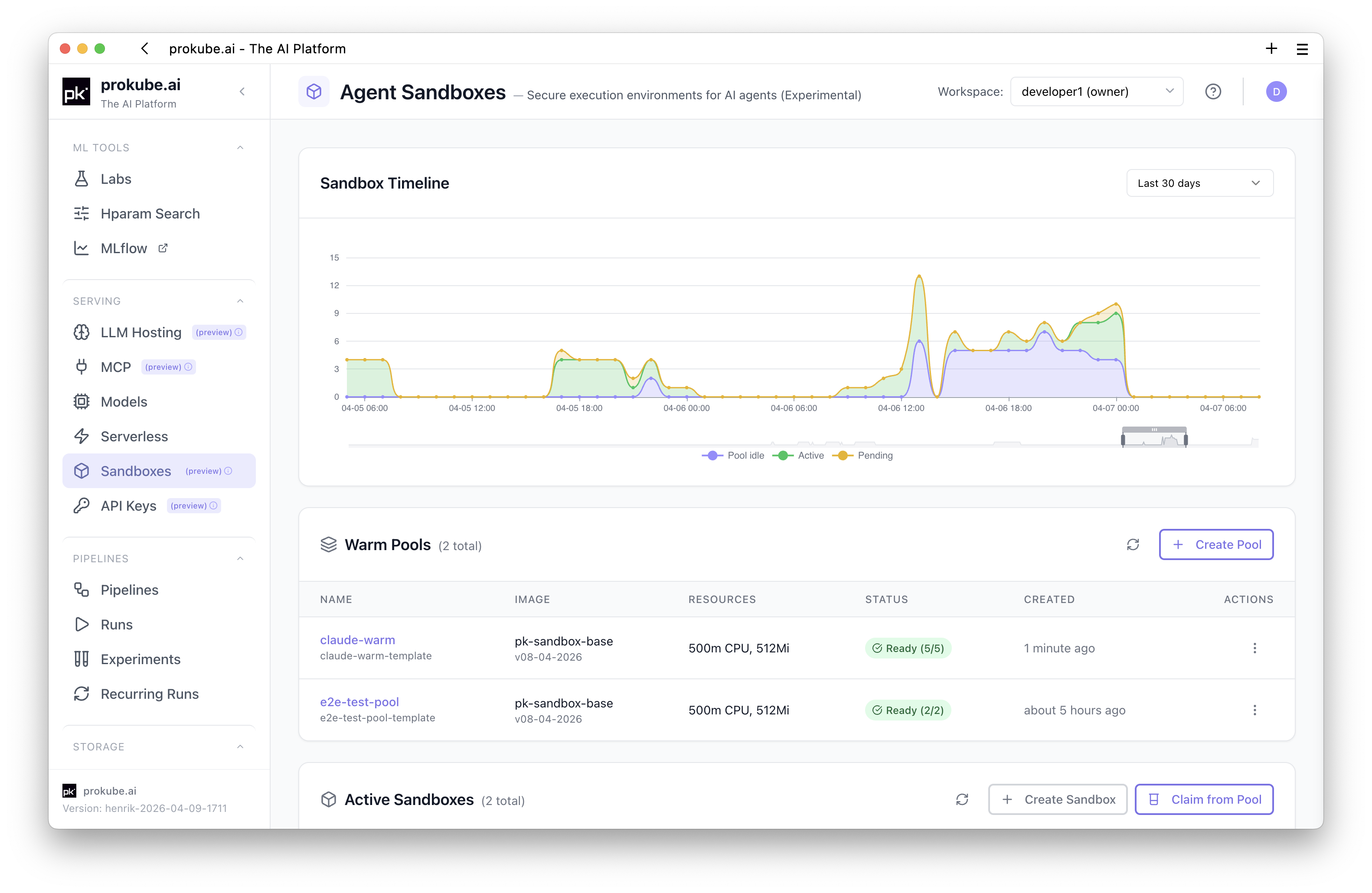 Sandbox overview